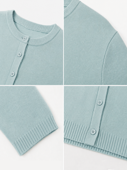 Vintage Tone Crew Neck Short Sleeve Knit Top
