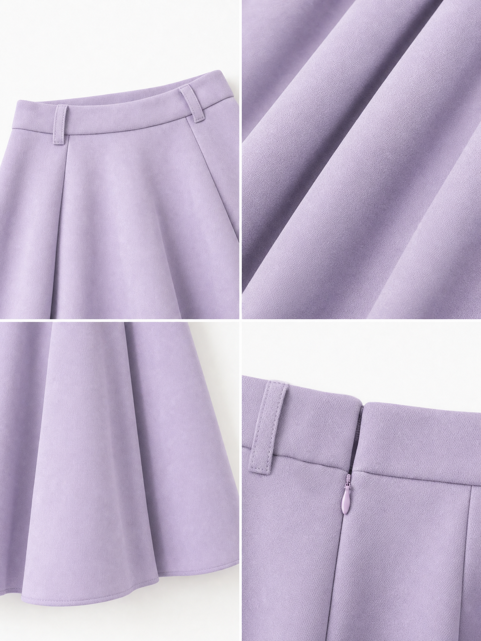 Vintage Pleated Satin Maxi Skirt