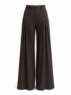 Vintage Draped Pleated Casual Wide-Leg Pants