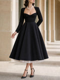 Vintage Strapless Maxi Skirt & Cropped Coat Two-Piece Set