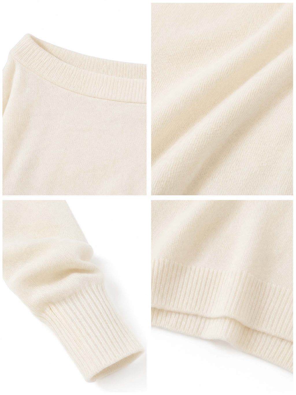 French Drop Shoulder Long Sleeve Comfort Knit Pullover