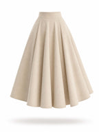 French Retro Vest A‑Line Long Skirt Matching Outfit