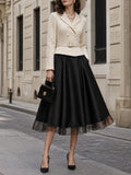 Vintage Cream Tweed Jacket