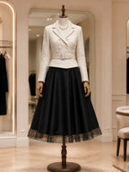 Vintage Cream Tweed Jacket