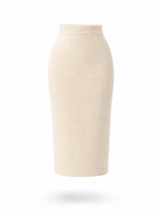 Vintage Cropped Blazer And Midi Pencil Skirt Two Piece Set