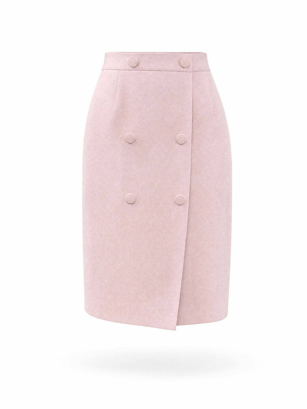 Vintage Pink Stripe Shirt & Pencil Skirt Two‑Piece Outfit