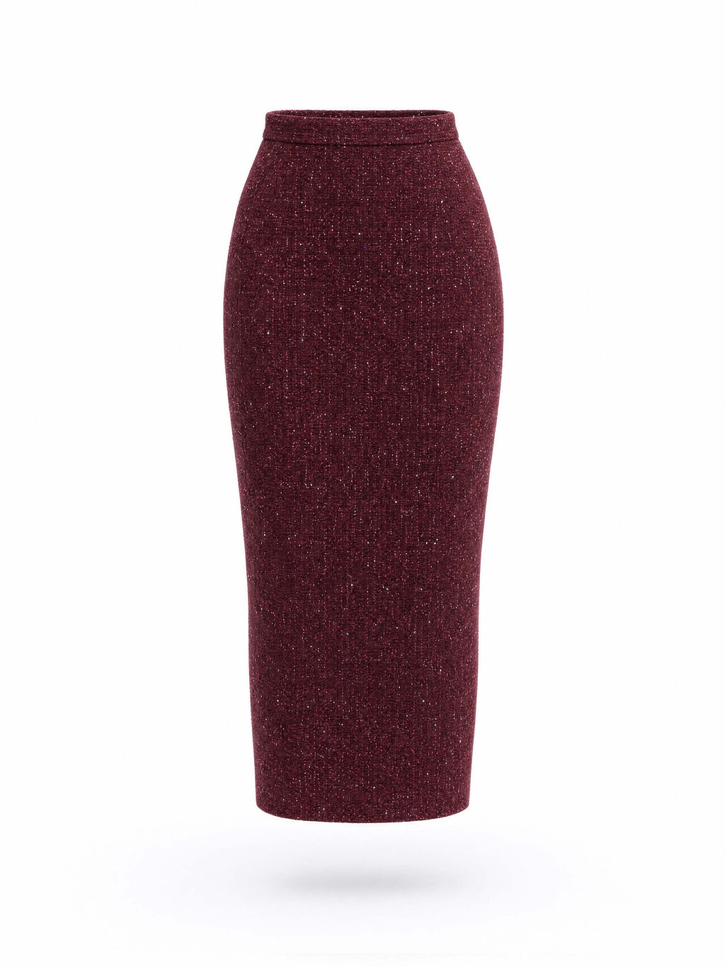 Vintage Tweed Pearl‑Button Skirt Suit