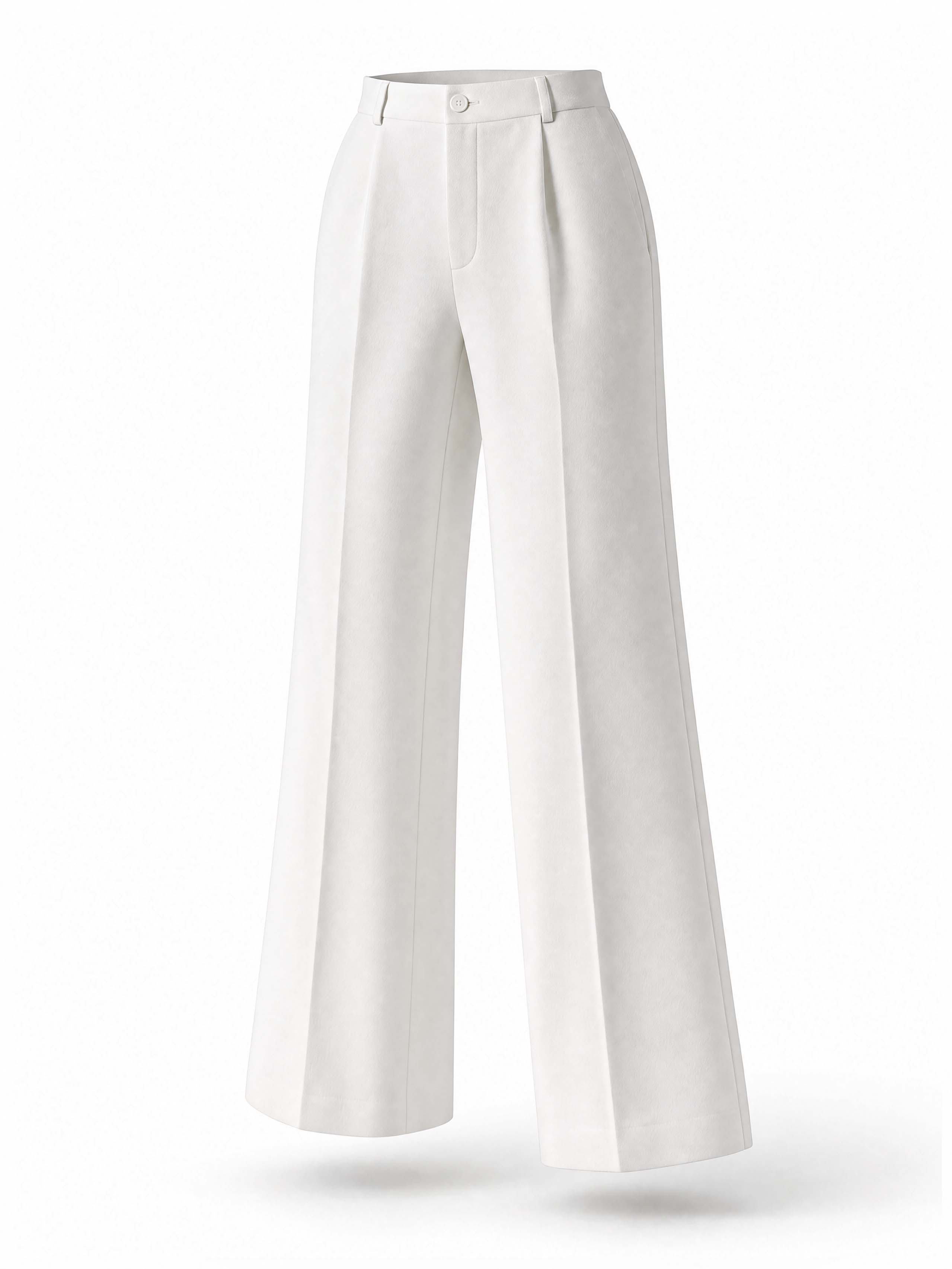 Vintage High Waist Wide Leg Suit Pants
