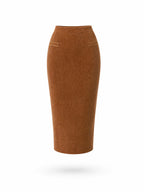 Vintage Stitched Blazer Pencil Skirt Suit