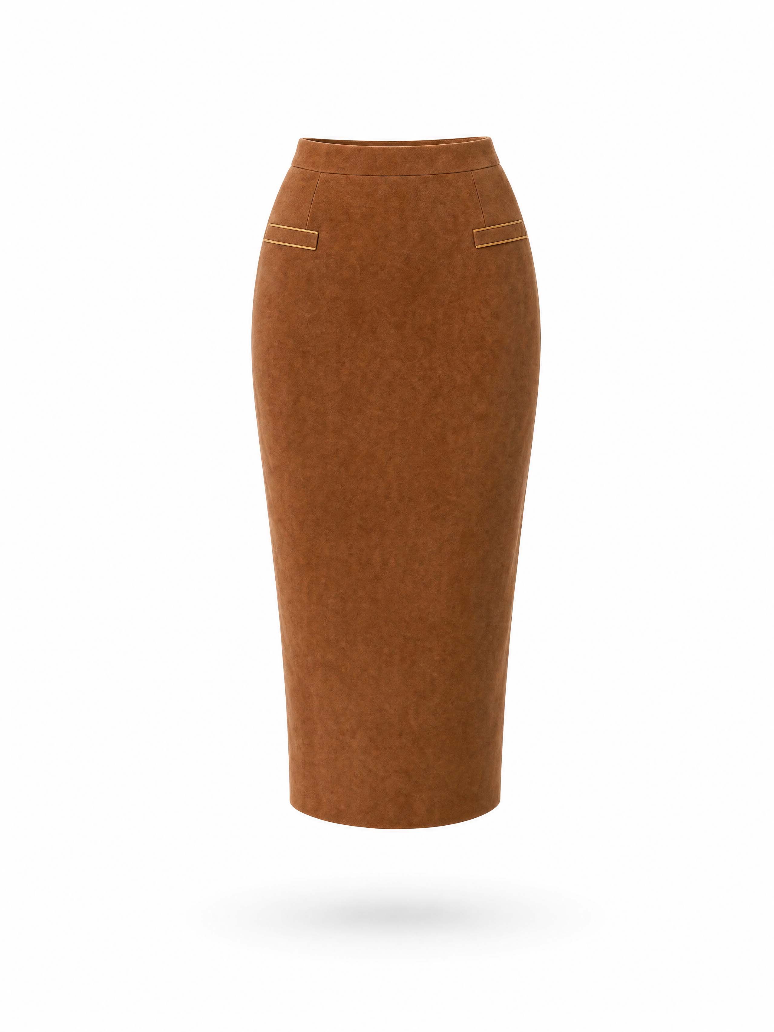 Vintage Stitched Blazer Pencil Skirt Suit