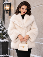 Vintage Faux Fur Overcoat