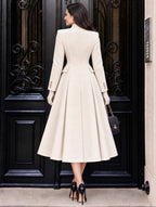 Vintage Single Breasted Maxi Wool Coat