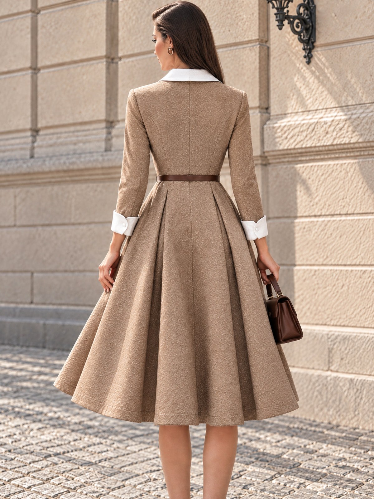 Vintage Shirt Midi Dress