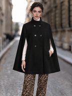 Vintage Double Breasted Cape Coat